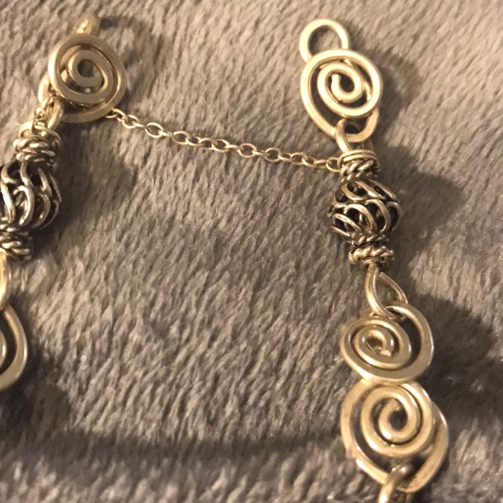 Handmade silver bracelet